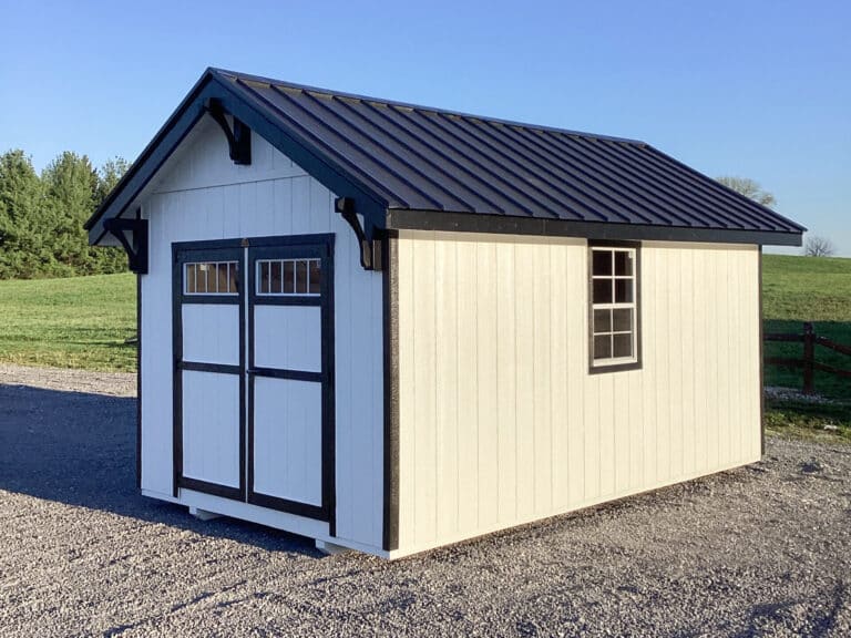 white utility shed for sale