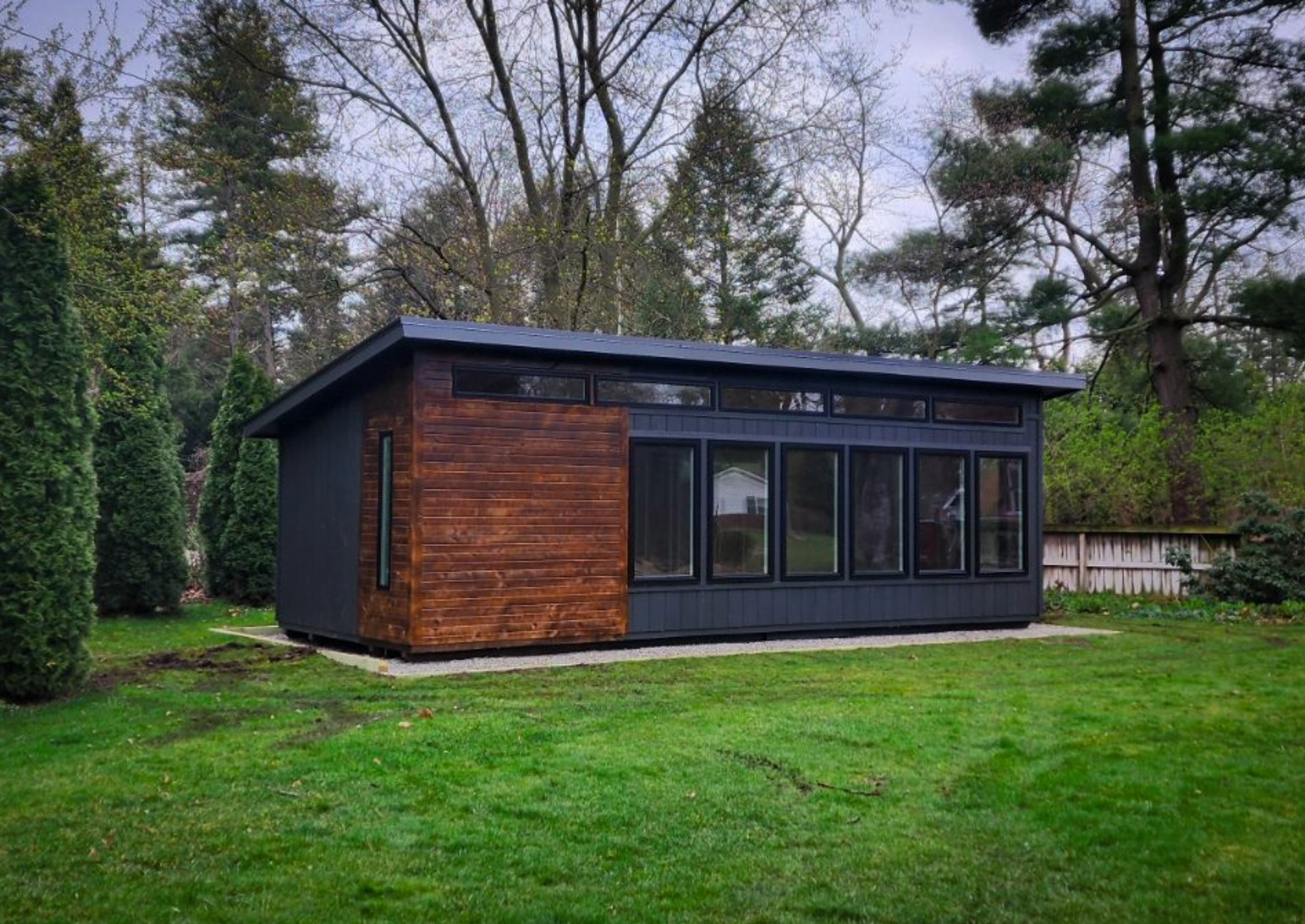 Black Studio in Backyard
